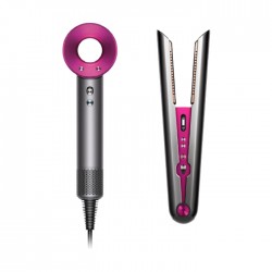 Dyson Supersonic Hair Dryer (HD01) - Pink + Dyson Corrale Hair Straightener (HS03) - Pink