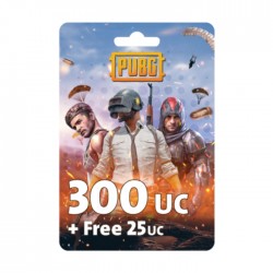 PUBG Game Point - (300 + Free 25 UC)