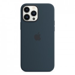 Apple iPhone 13 Pro MagSafe Silicone Case dark Abyss Blue buy xcite kuwait