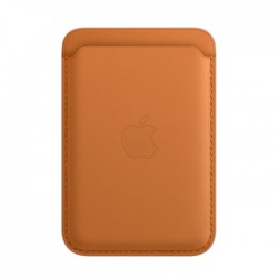 Apple iPhone Leather Wallet with MagSafe - Golden Brown
