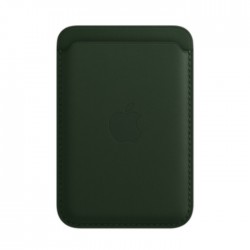 Apple iPhone Leather Wallet with MagSafe dark Sequoia Green buy in xcite kuwait
