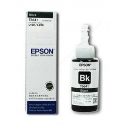 Epson T6641 Ink Bottle for InkJet Printing 4000 Page Yield - Black (70 ml)