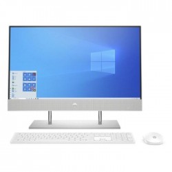 HP 24-DP0015NE Intel Core i7 10th Gen. 16GB RAM 1TB HDD + 256GB SSD 23.8" All-in-One Desktop - Silver