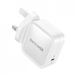 RAVPower Gan PD Pioneer 61W Wall Charger (RP-PC112) - White