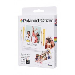 Polaroid Pop Zink 3X4 Media Photo Paper - 40 Sheets