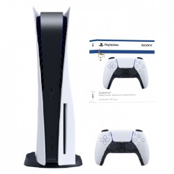Sony PlayStation 5 Console + Sony PS5 DualSense Wireless Controller - Ramadan - White