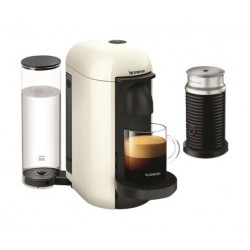 Nespresso VertuoLine Coffee & Espresso Maker with Aeroccino Plus Milk Frother - White 