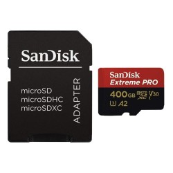 SanDisk Extreme Pro 400GB MicroSDXC UHS-I A2 Memory Card A2 with microsd adapter 