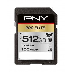 PNY Pro Elite Class 10 SDXC Memory Card 512GB