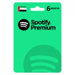 Spotify Premium Digital Card - 6 Months (U.A.E Account)