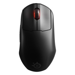 Steelseries Prime Wireless Gaming Mouse black colour rgb lighting front view