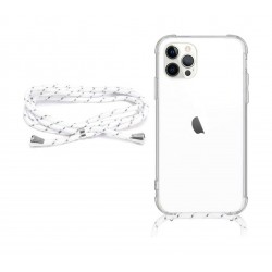 EQ Necklace String iPhone 12 Pro Max Case - White