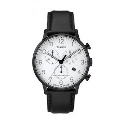 Timex Waterbury Classic 40mm Chronograph Leather Watch - TW2R72300