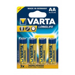 Varta LongLife AA 4Pcs Alkaline Battery