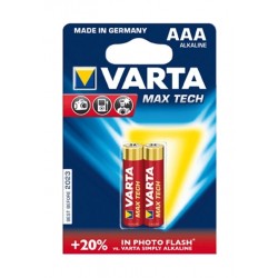 Varta MT 2 AAA Max Tech Alkaline Battery - 2 Pcs