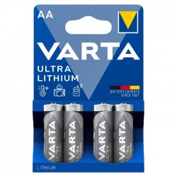 Varta Ultra Lithium AA Blister 4 Pieces Battery 