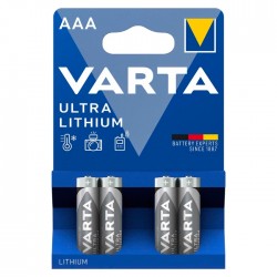 Varta Ultra Lithium AAA Blister 4 Pieces Battery 