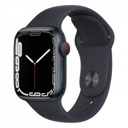 Apple Watch Series 7 45mm black Midnight shiny buy in xcite ksa