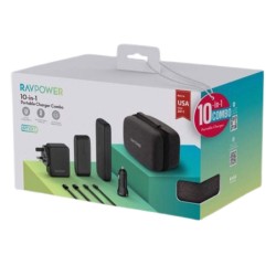 RAVPower 10-Pack Portable Charger Combo (RP-PB182) - Black 