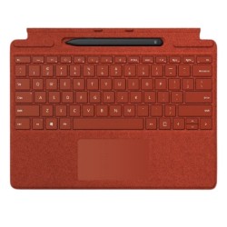 Microsoft Surface Pro X Arabic Keyboard + Pen (25O-00034) - Poppy Red