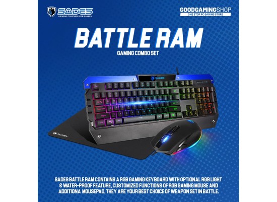 Sades Battle Ram Gaming Combo Set