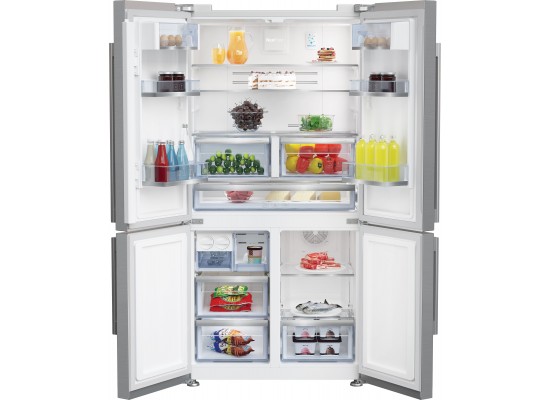 Beko 22 CFT Four Door Refrigerator -  Titanium Inox (GN1416221ZX)