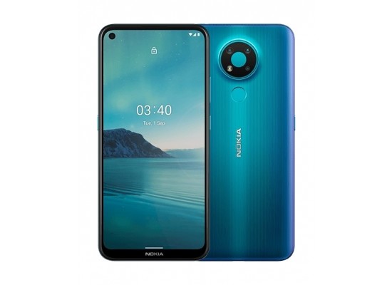 Buy Nokia 3. 4 64gb dual sim phone - blue in Kuwait