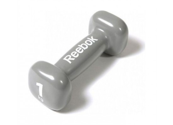 Buy Reebok 1 kg fixed weight dumbbell (rawt-11151) - grey in Saudi Arabia