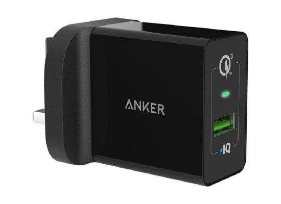 Buy Anker powerport usb home charger - black in Saudi Arabia