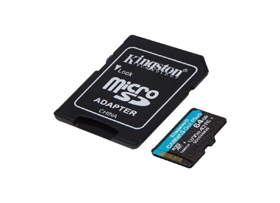 Kingston Canvas Go! Plus 64GB MicroSD Memory Card in Kuwait | Buy Online – Xcite
