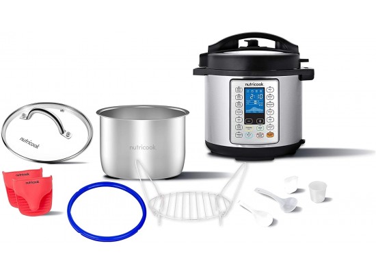 NutriCook Smart Pot Pressure Cooker Prime 6L 1000W - (NC-SPPR6)