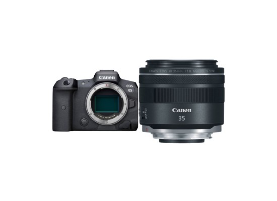 Buy Canon EOS R5 Mirrorless Digital Camera + RF 35mm f/1.8 IS Macro STM Lens in Kuwait | Buy Online – Xcite