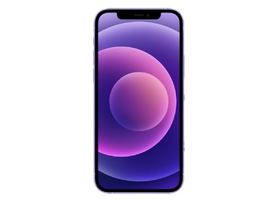 Buy Apple iphone 12 256gb 5g phone - purple in Saudi Arabia