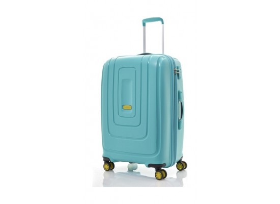 american tourister turquoise luggage