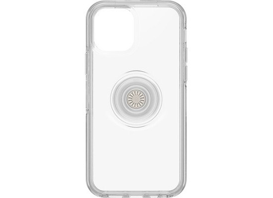 Buy Otterbox iphone 12 pro case with pop symmetry grip - clear in Saudi Arabia