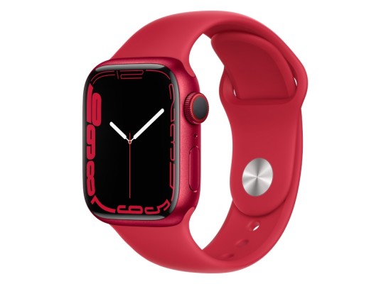 Buy Apple watch series 7 gps 45mm - red in Saudi Arabia