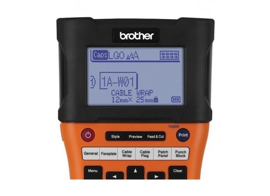 Brother 3.5-24MM Industrial Wireless Handheld Labeling Tool - (PT-E550W)