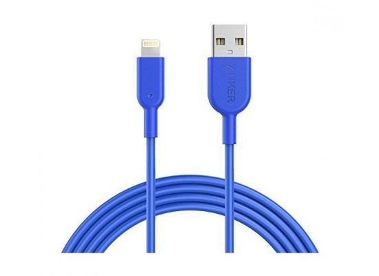 Buy Anker powerline ii lightning cable 1. 8m - blue in Saudi Arabia