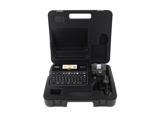 Brother PC-Connectable Label Maker with Display and Carry Case (PT-D600VP) - Black
