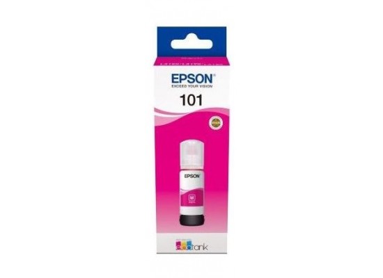 Buy Epson 101 ecotank magenta ink bottle in Saudi Arabia