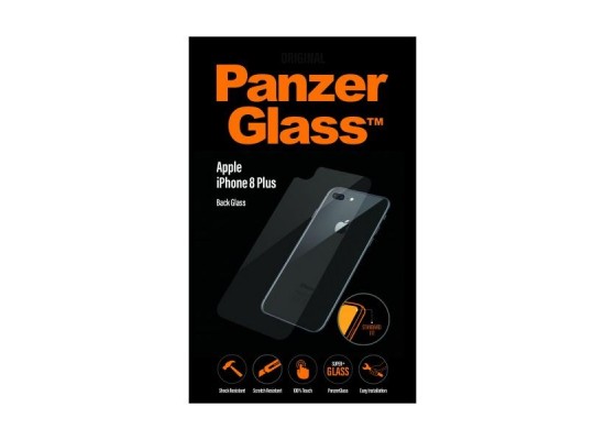 Buy Panzer glass premium back glass for apple iphone 8+ and 7+ (2629) in Saudi Arabia