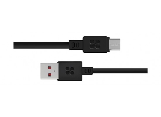Buy Promate microcord-1 usb-a to micro-usb charge & sync cable - black in Saudi Arabia