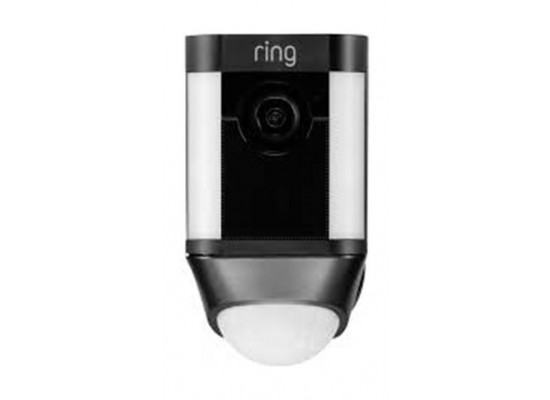 Buy Ring spotlight smart home security camera - black in Saudi Arabia