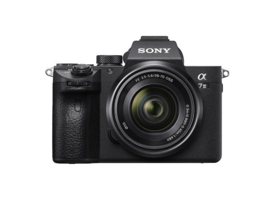 Buy Sony alpha a7 iii mirrorless digital camera with 28-70mm lens - black in Saudi Arabia