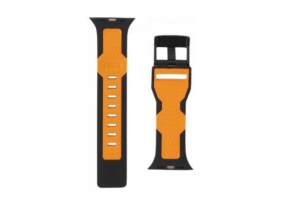 UAG Civilian 44mm Strap for Apple Watch - Black/Orange