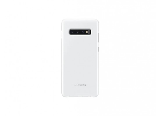 Buy Samsung galaxy s10 plus led case (ef-kg975cwegww) - white in Kuwait