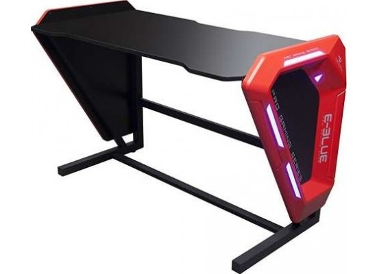 E-Blue Gaming Desk 1.25M with Blue lighting 