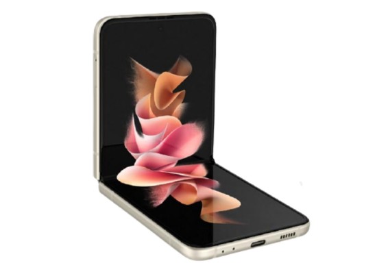 Buy Samsung galaxy z flip 3 5g 256gb phone - cream in Saudi Arabia