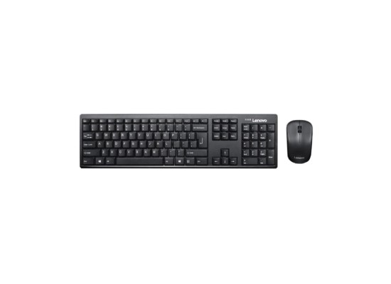 Lenovo 100 Wireless Combo Keyboard and Mouse (GX30S99500) - Black