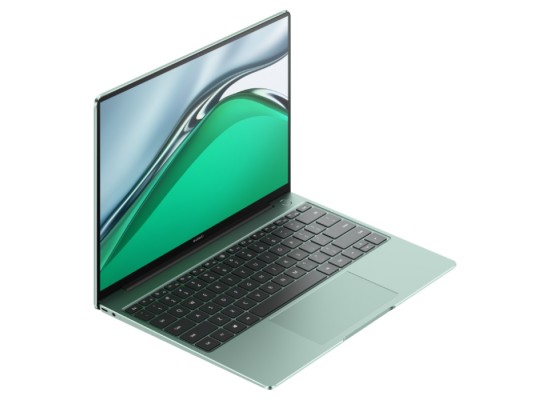 Huawei Matebook 13s Laptop Green thin screen front viewHuawei Matebook 13s Laptop Green thin screen front view